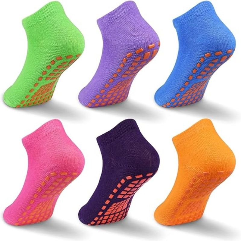 Swivy™ 1 Paar Antirutsch Stoppersocken für Baby & Kinder