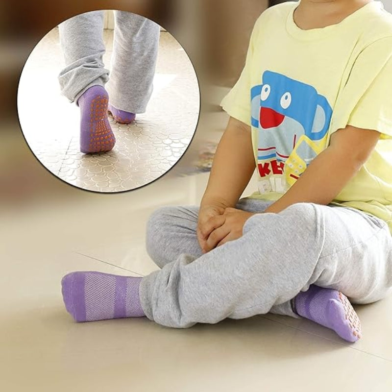 Swivy™ 1 Paar Antirutsch Stoppersocken für Baby & Kinder