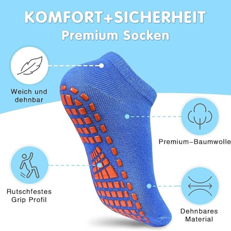 Swivy™ 1 Paar Antirutsch Stoppersocken für Baby & Kinder