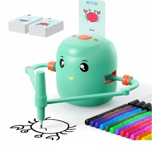 Swivy™ Montessori Zeichenroboter mit 100 Wortkarten